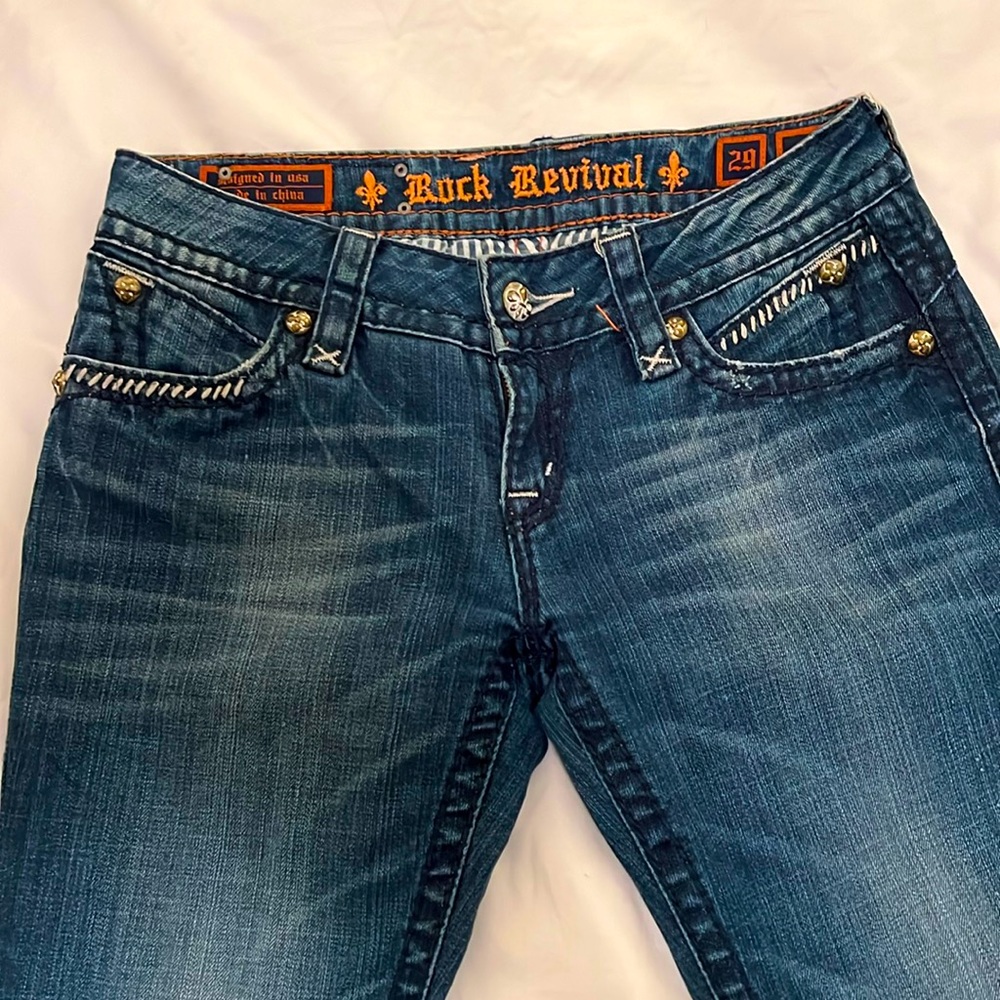 Rock Revival Jeans Amy Boot Cut.  Size 29 inseam 30. Good condition